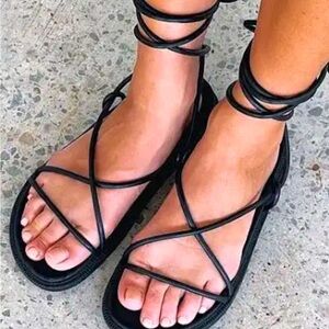 White Fox Strappy Sandals